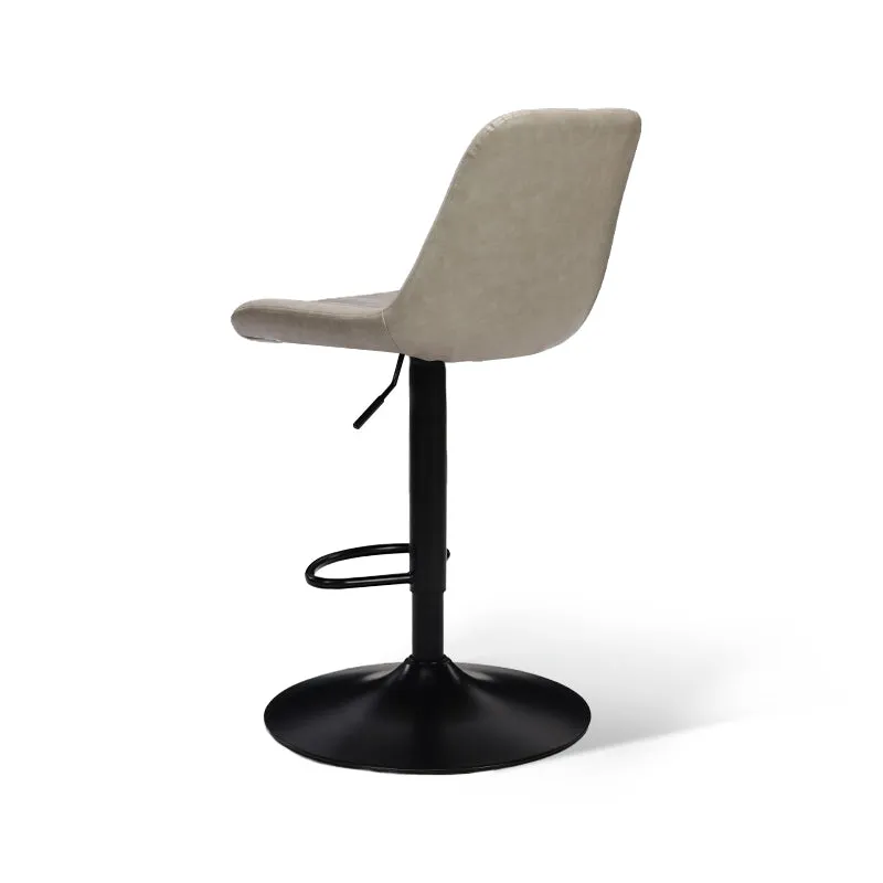 Tabouret De Bar Jarvis AH [Lot de 2] [Simili cuir] [62cm-82cm]