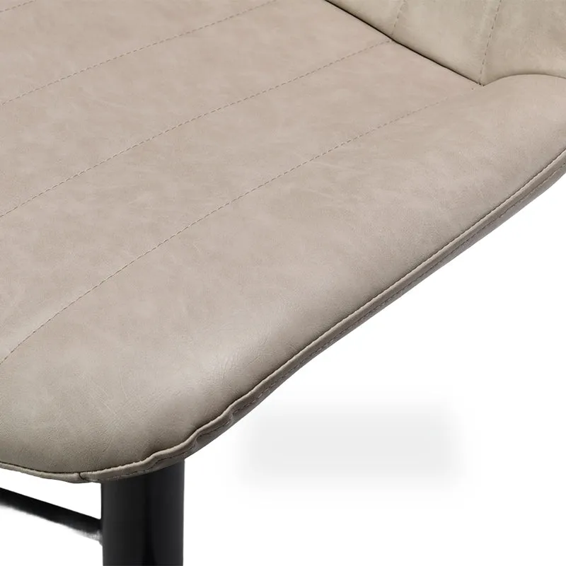 Tabouret De Bar Jarvis AH [Lot de 2] [Simili cuir] [62cm-82cm]