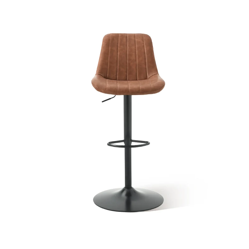 Tabouret De Bar Jarvis AH [Lot de 2] [Simili cuir] [62cm-82cm]