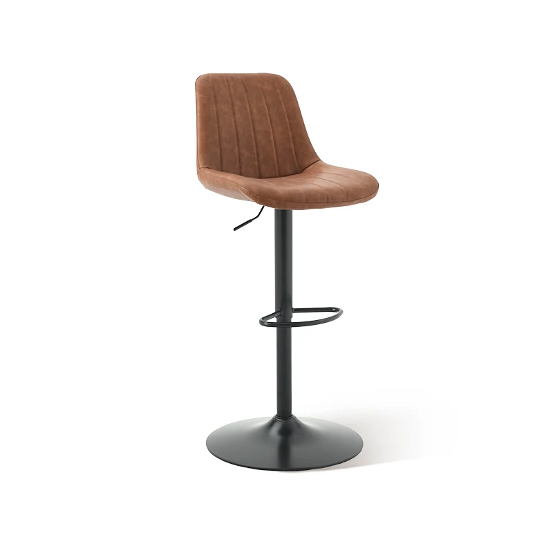 Tabouret De Bar Jarvis AH [Lot de 2] [Simili cuir] [62cm-82cm]