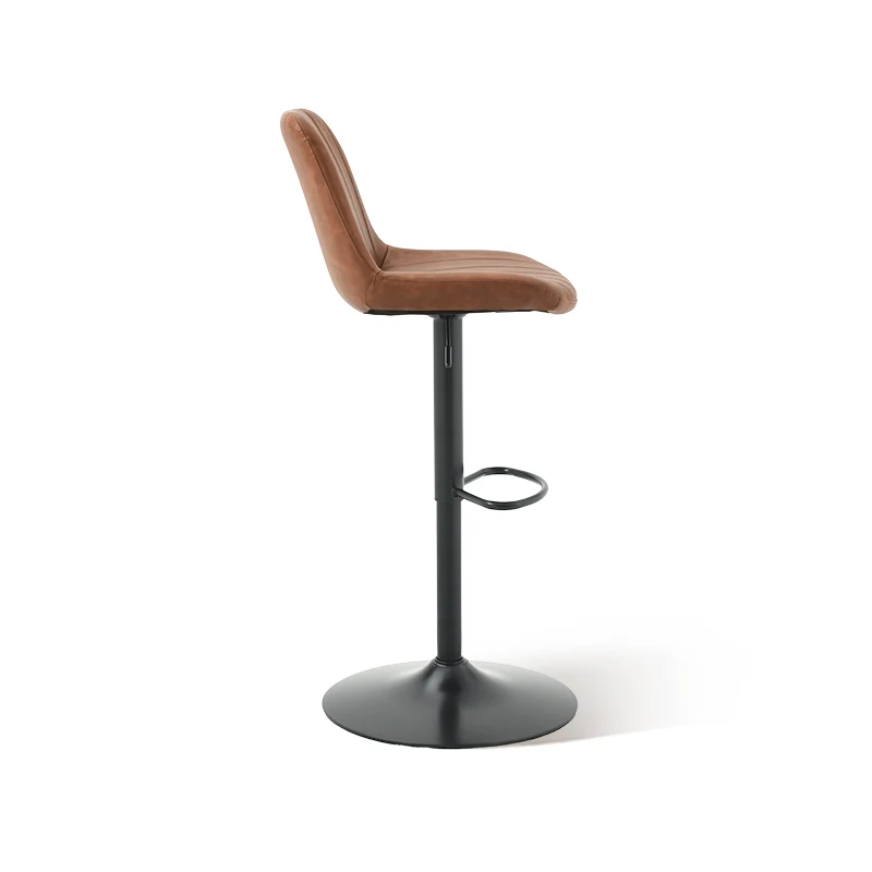 Tabouret De Bar Jarvis AH [Lot de 2] [Simili cuir] [62cm-82cm]
