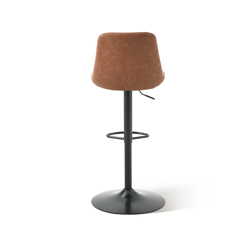Tabouret De Bar Jarvis AH [Lot de 2] [Simili cuir] [62cm-82cm]