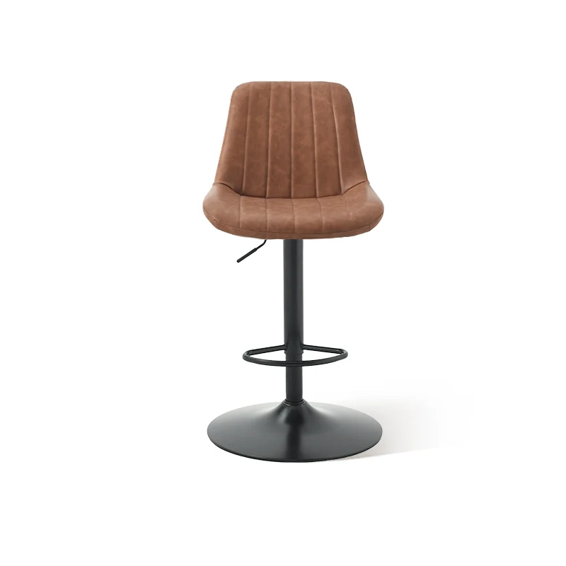 Tabouret De Bar Jarvis AH [Lot de 2] [Simili cuir] [62cm-82cm]