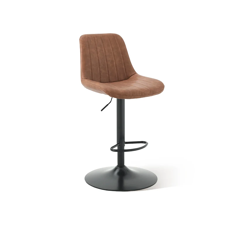 Tabouret De Bar Jarvis AH [Lot de 2] [Simili cuir] [62cm-82cm]