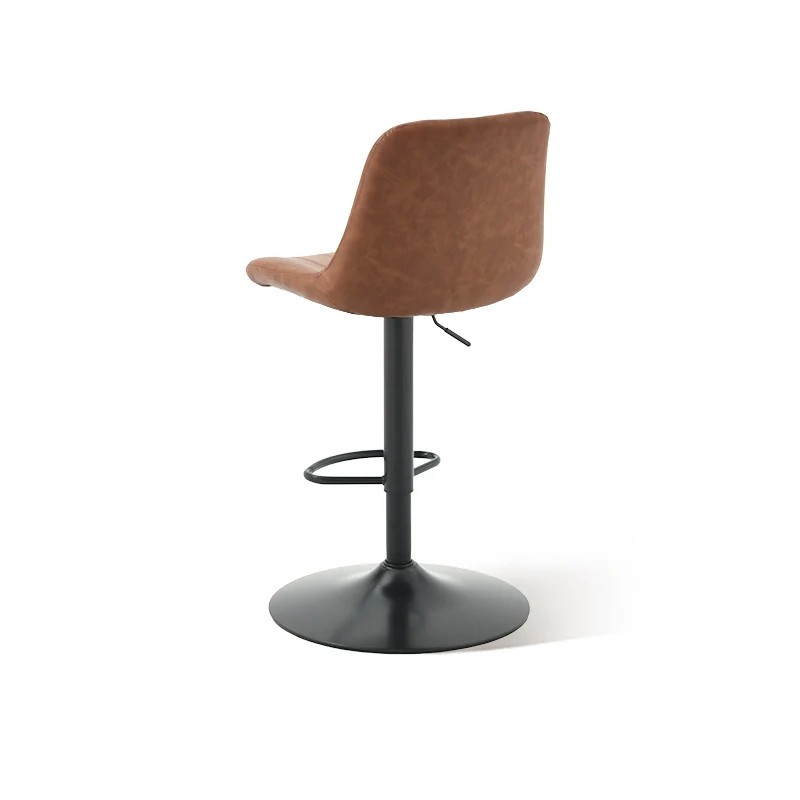 Tabouret De Bar Jarvis AH [Lot de 2] [Simili cuir] [62cm-82cm]