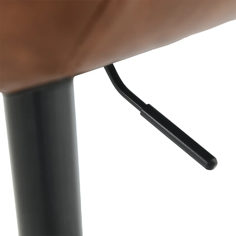 Tabouret De Bar Jarvis AH [Lot de 2] [Simili cuir] [62cm-82cm]