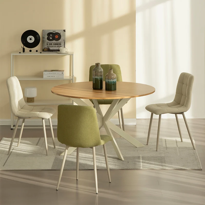 Table de salle à manger ronde Tilly [Couleur du bois] [120 cm]