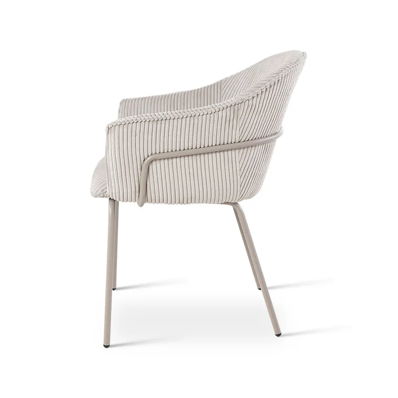 Fauteuil salle à manger Beatrix [Velours][Lot de 1]