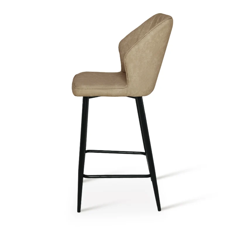 Tabouret De Bar Aleena [Lot de 2] [Simili cuir] [65 cm]