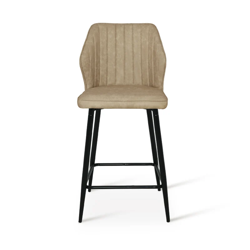 Tabouret De Bar Aleena [Lot de 2] [Simili cuir] [65 cm]