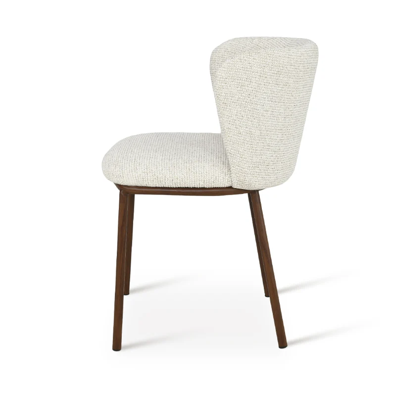 Chaise de Salle à Manger Karin [Lot de 2] [Tissu effet lin]