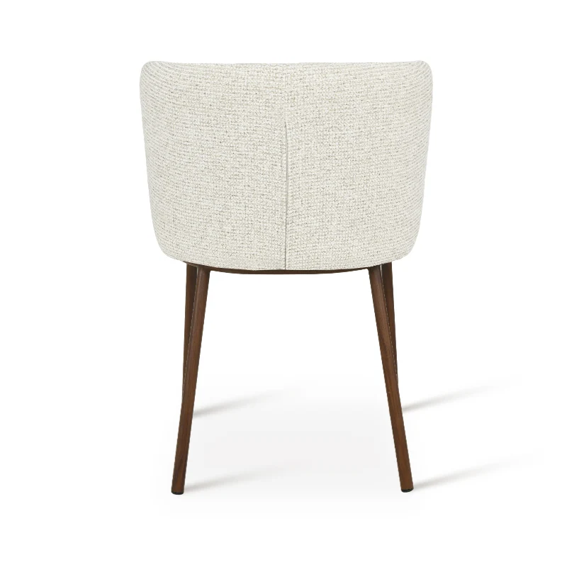 Chaise de Salle à Manger Karin [Lot de 2] [Tissu effet lin]