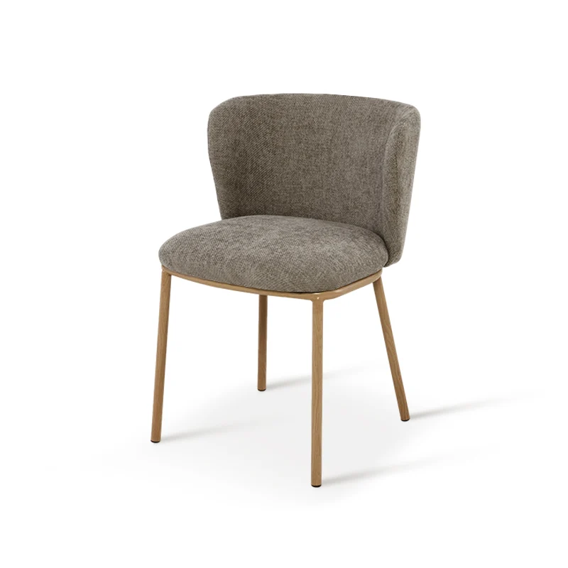 Chaise de Salle à Manger Karin [Lot de 2] [Tissu effet lin]