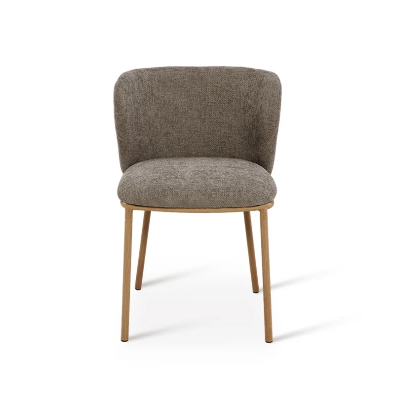 Chaise de Salle à Manger Karin [Lot de 2] [Tissu effet lin]