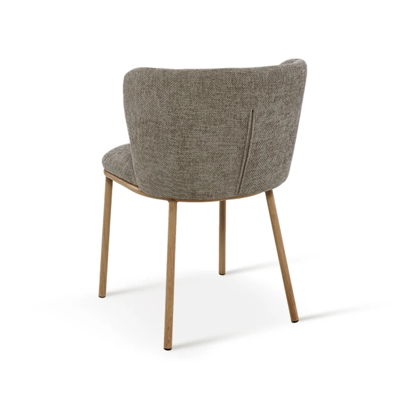 Chaise de Salle à Manger Karin [Lot de 2] [Tissu effet lin]