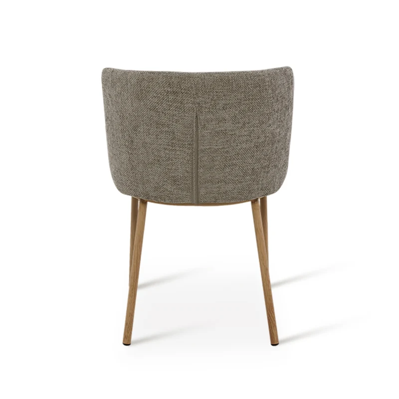 Chaise de Salle à Manger Karin [Lot de 2] [Tissu effet lin]