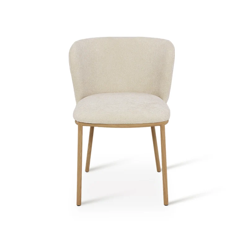 Chaise de Salle à Manger Karin [Lot de 2] [Tissu effet lin]