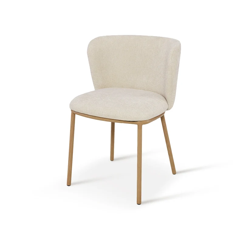 Chaise de Salle à Manger Karin [Lot de 2] [Tissu effet lin]