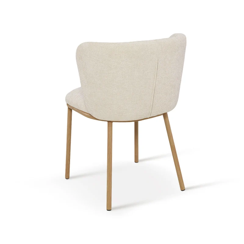 Chaise de Salle à Manger Karin [Lot de 2] [Tissu effet lin]