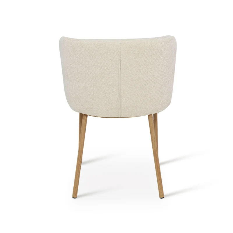 Chaise de Salle à Manger Karin [Lot de 2] [Tissu effet lin]
