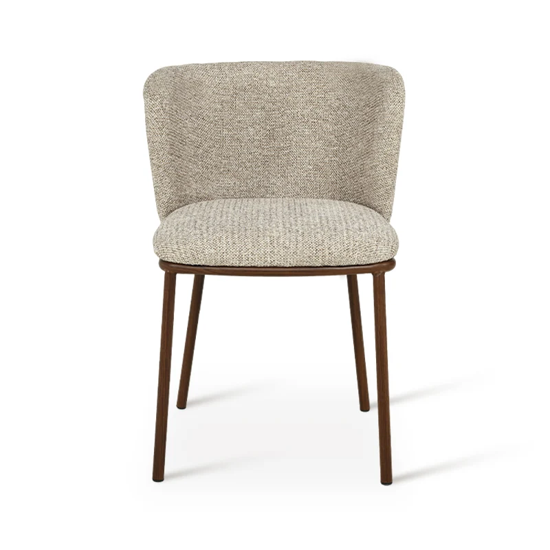 Chaise de Salle à Manger Karin [Lot de 2] [Tissu effet lin]