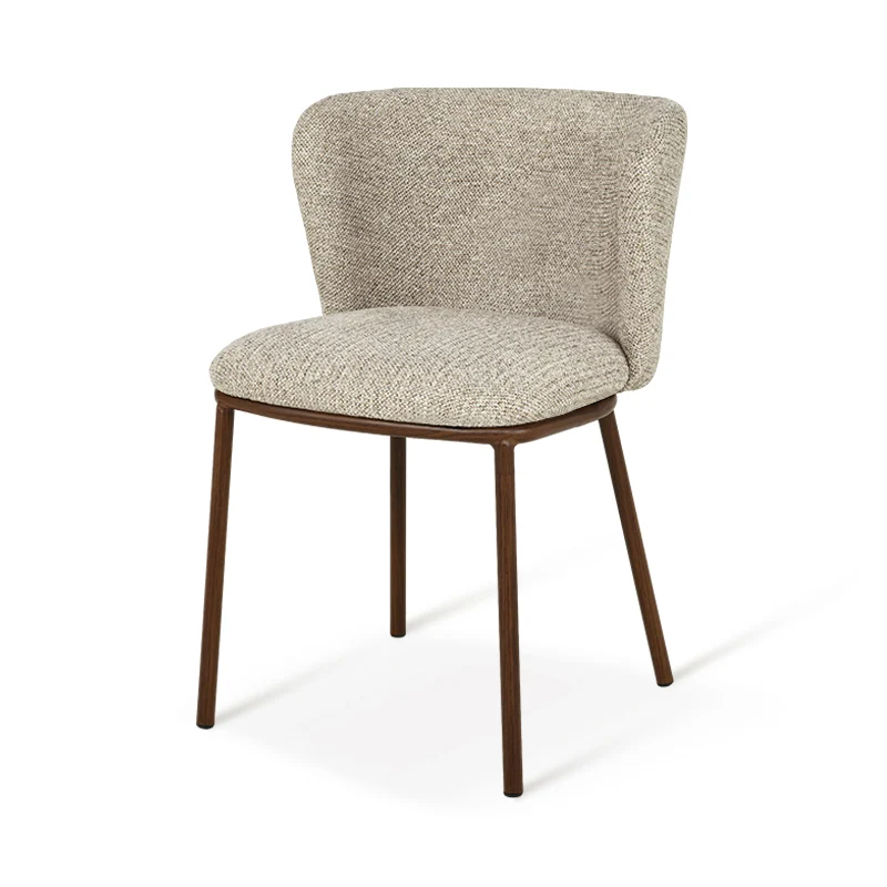 Chaise de Salle à Manger Karin [Lot de 2] [Tissu effet lin]