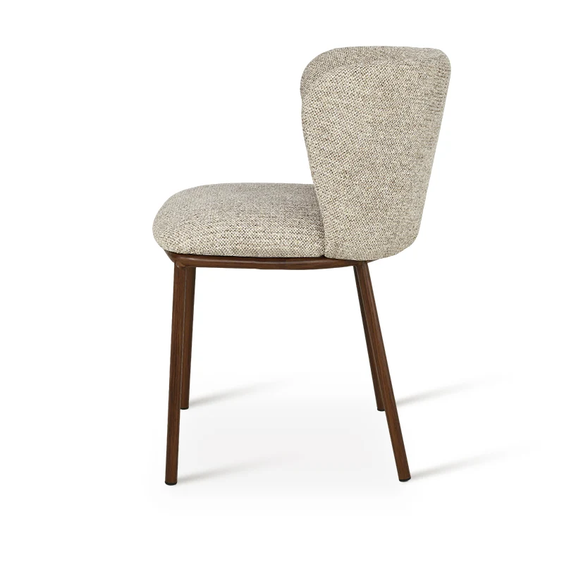 Chaise de Salle à Manger Karin [Lot de 2] [Tissu effet lin]