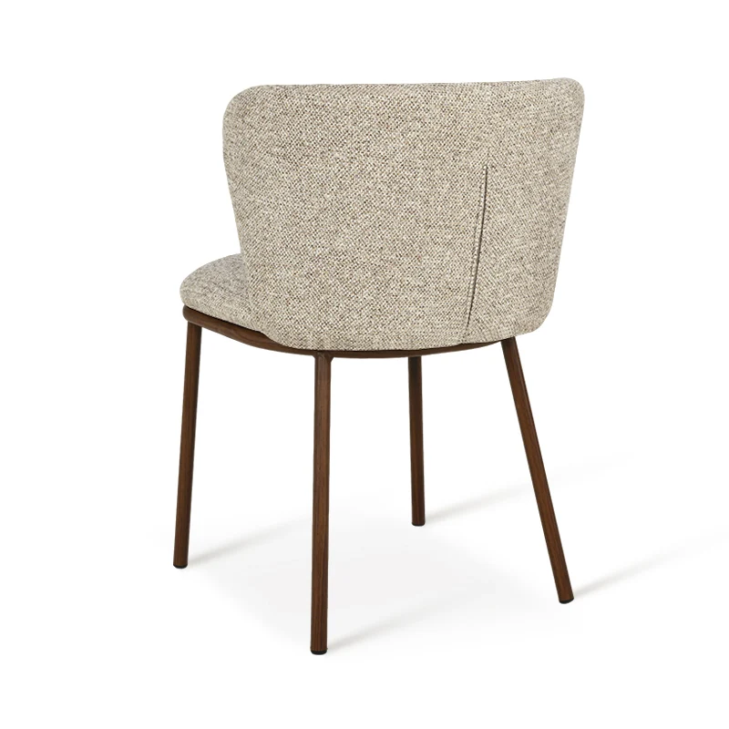 Chaise de Salle à Manger Karin [Lot de 2] [Tissu effet lin]