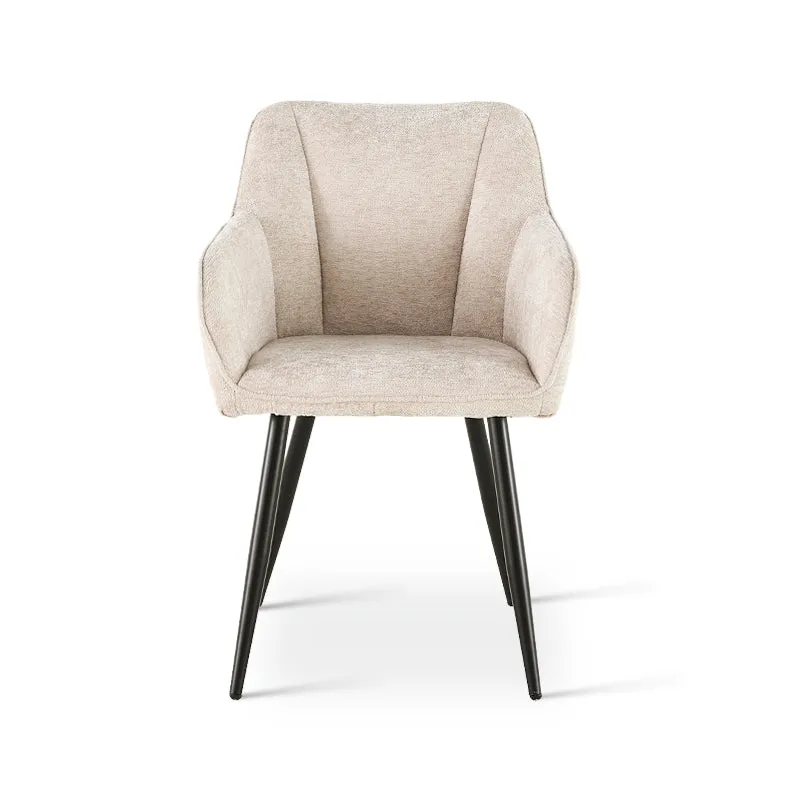 Fauteuil salle à manger Sienna [Lot de 2] [Chenille]
