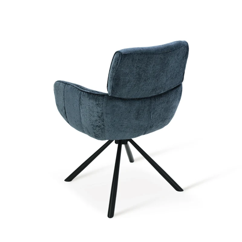 Fauteuil salle à manger pivotantes à 360° Elara [Lot de 2] [Chenille]