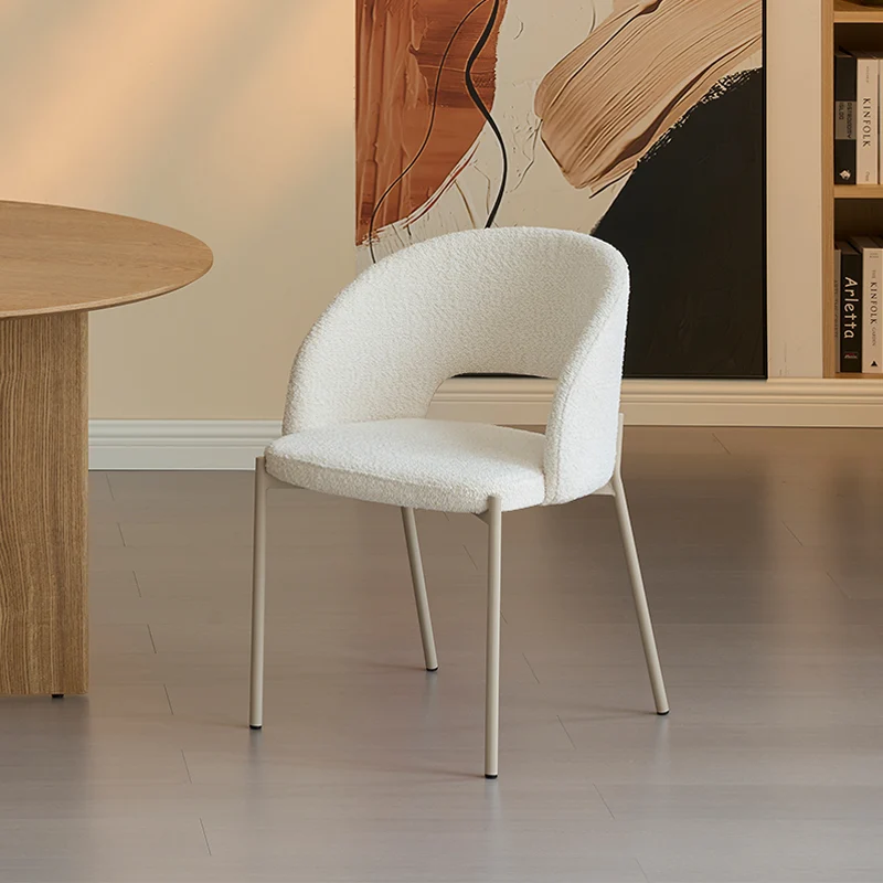Chaise de Salle à Manger Esme [Lot de 2] [Tissu Bouclette]