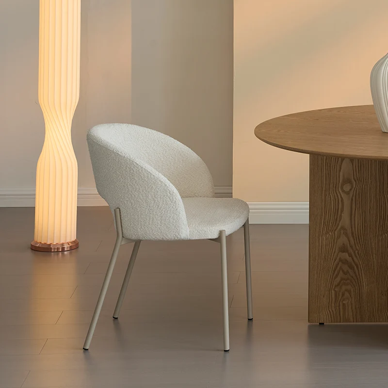 Chaise de Salle à Manger Esme [Lot de 2] [Tissu Bouclette]