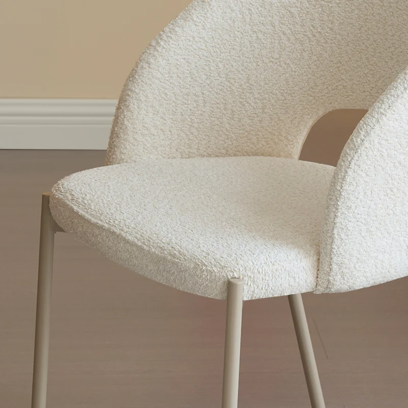 Chaise de Salle à Manger Esme [Lot de 2] [Tissu Bouclette]