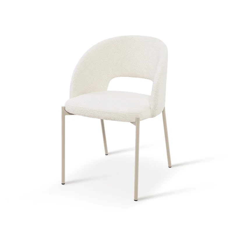 Chaise de Salle à Manger Esme [Lot de 2] [Tissu Bouclette]