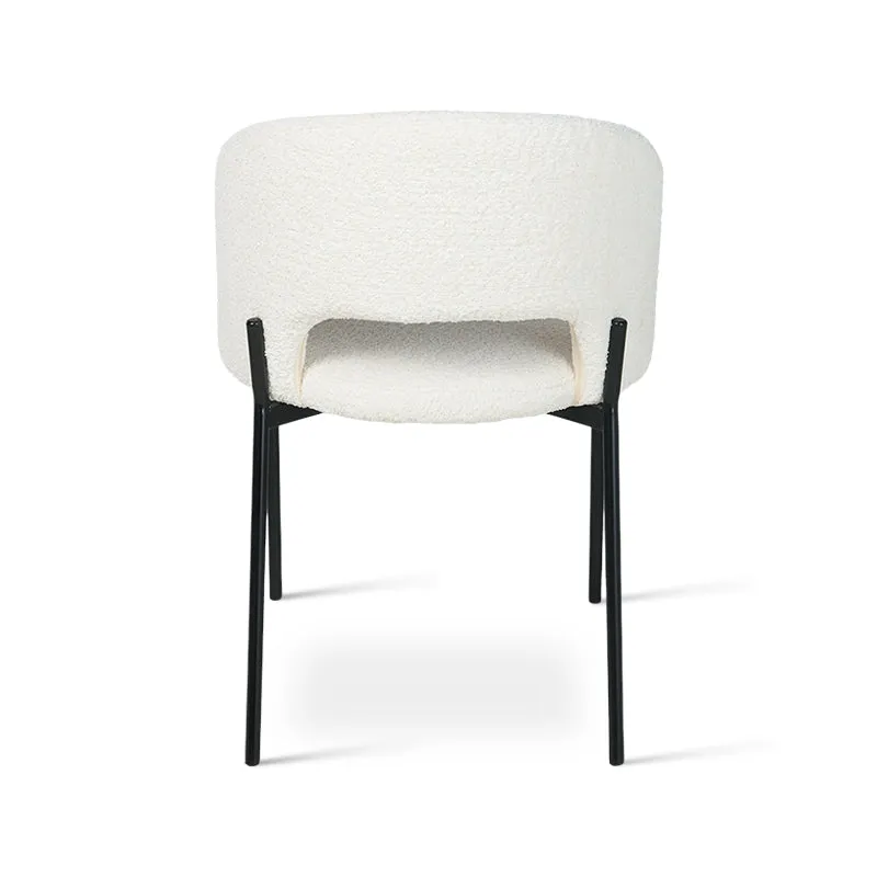 Chaise de Salle à Manger Esme [Lot de 2] [Tissu Bouclette]