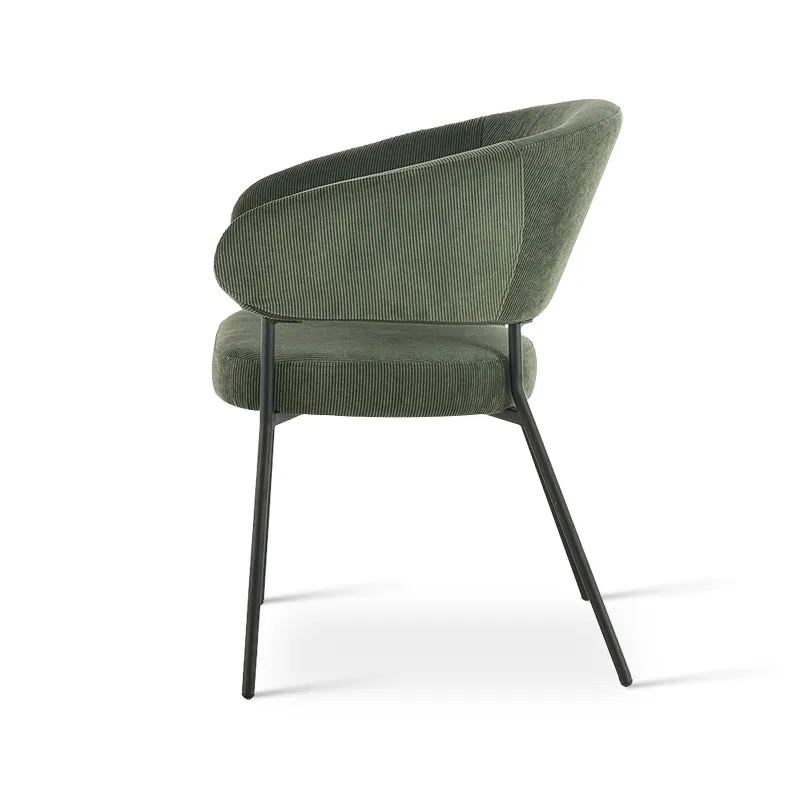 Fauteuil salle à manger Eloise [Lot de 1] [Velours & Chenille]