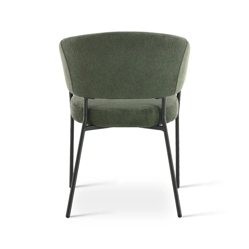 Fauteuil salle à manger Eloise [Lot de 1] [Velours & Chenille]