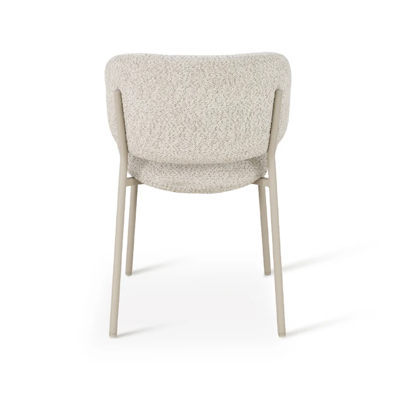 Chaise de Salle à Manger Hadley [Lot de 2] [Beige] [Tissu Bouclette]