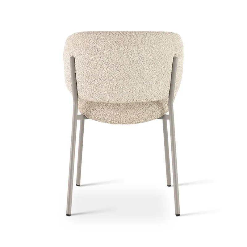 Chaise de Salle à Manger Hadley [Lot de 2] [Beige] [Tissu Bouclette]