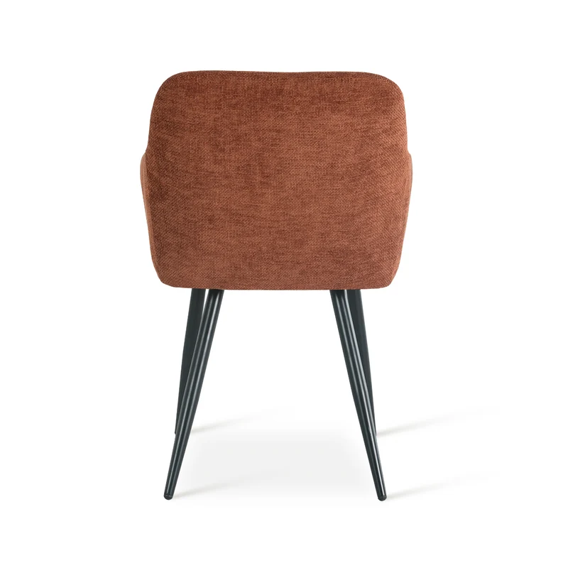 Fauteuil salle à manger Frazer [Lot de 2] [Tissu effet lin]