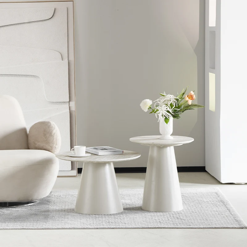 Table d'appoint Tottie Sleek [Travertin] [45 cm]