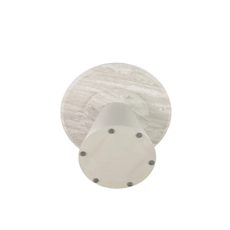 Table d'appoint Tottie Sleek [Travertin] [45 cm]
