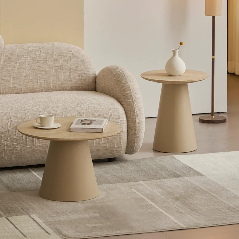Table d'appoint Tottie Sleek [Travertin] [45 cm]