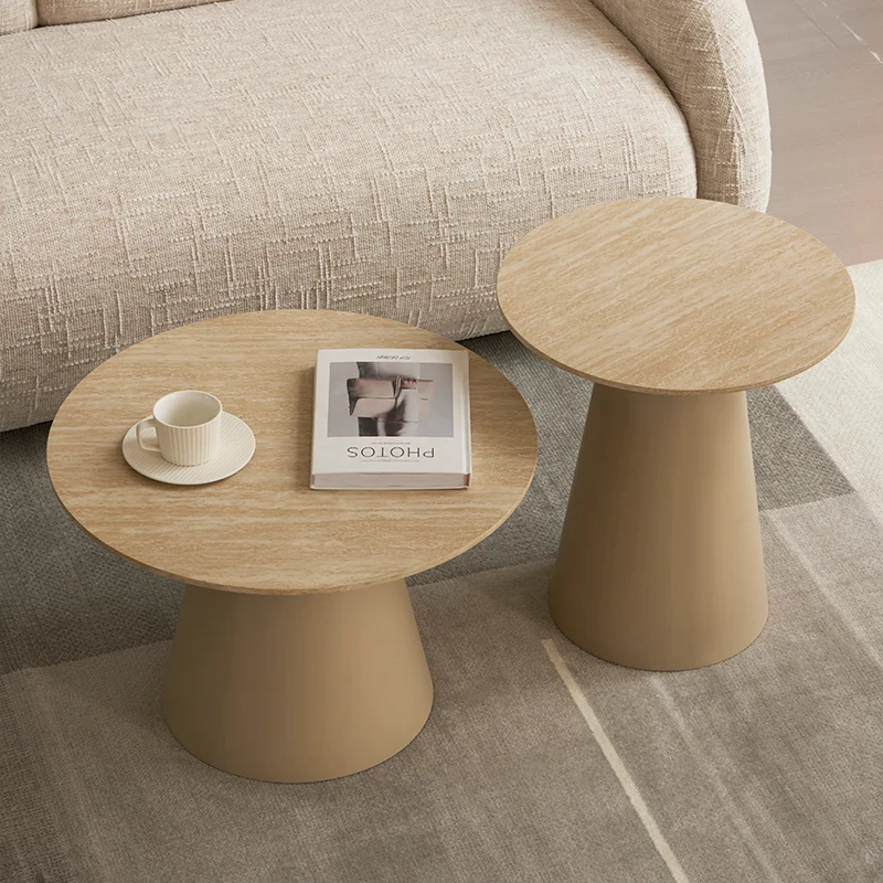 Table d'appoint Tottie Sleek [Travertin] [45 cm]