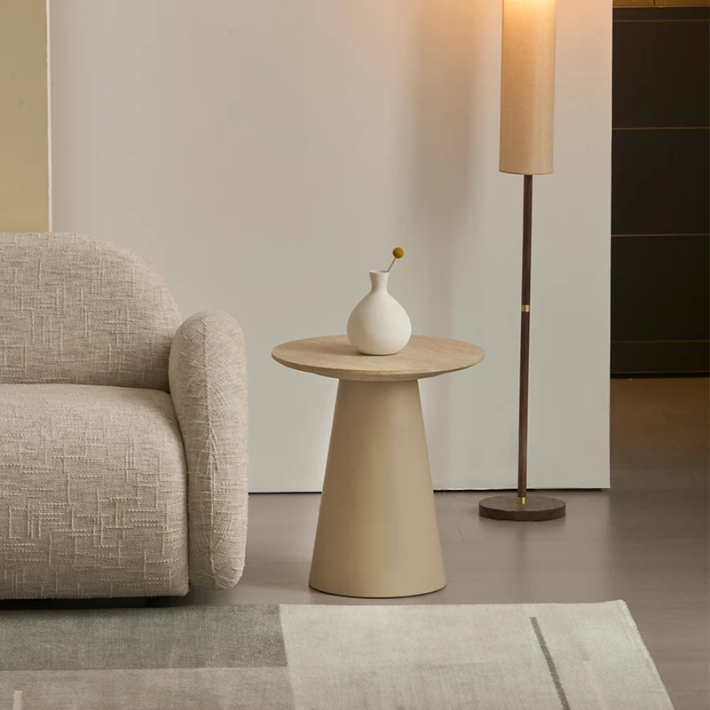 Table d'appoint Tottie Sleek [Travertin] [45 cm]
