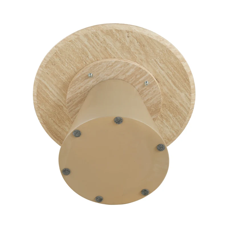 Table d'appoint Tottie Sleek [Travertin] [45 cm]