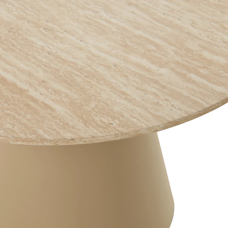 Table d'appoint Tottie Sleek [Travertin] [45 cm]