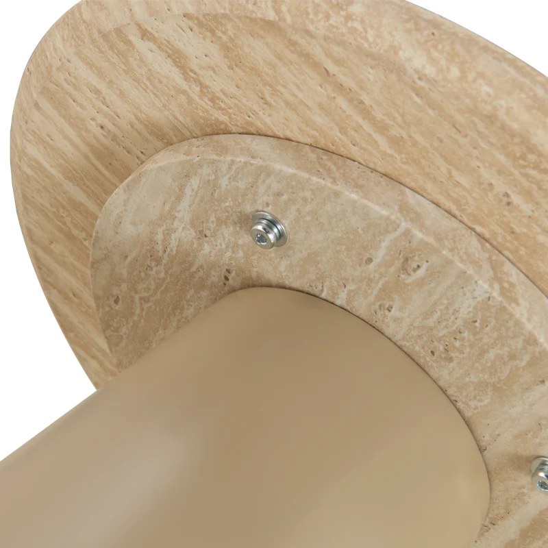 Table d'appoint Tottie Sleek [Travertin] [45 cm]