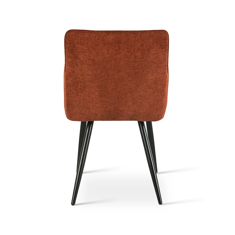 Fauteuil salle à manger Kaya [Lot de 2] [Tissu effet lin]