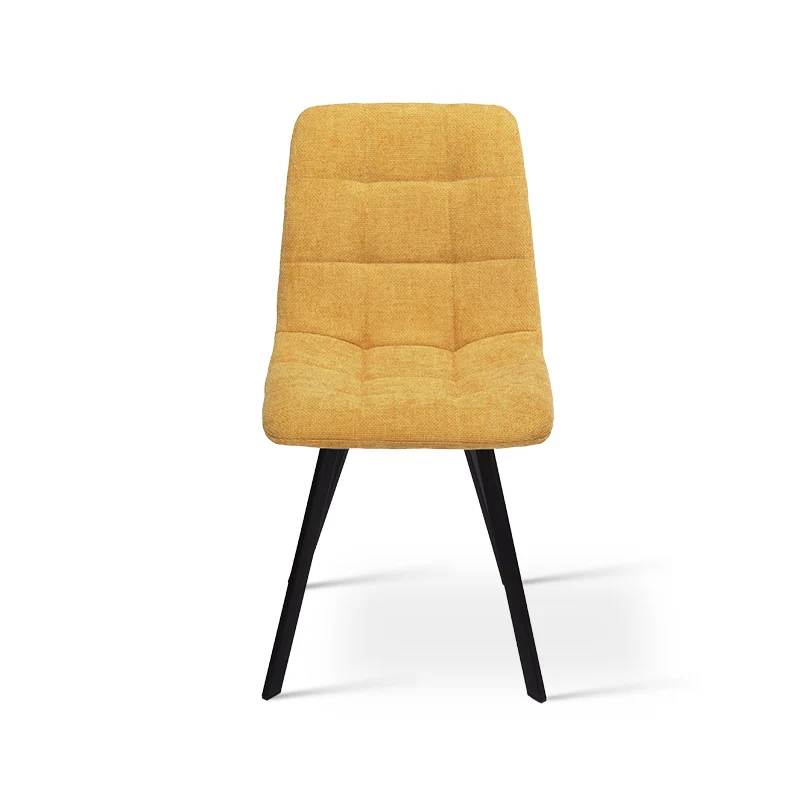 Chaise de salle à manger Aoife Sleek [Lot de 2] [Tissu effet lin]